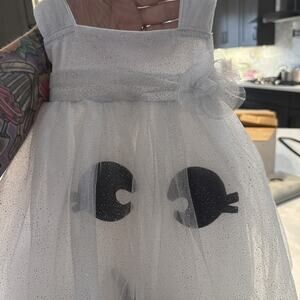 POTTERY BARN KIDS Ghost Tutu Halloween Costume -3T